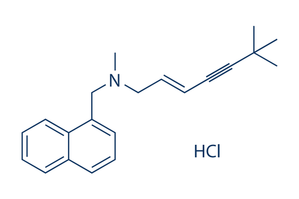 Terbinafine HCl 化学構造