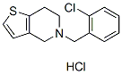 Ticlopidine HCl化学構造