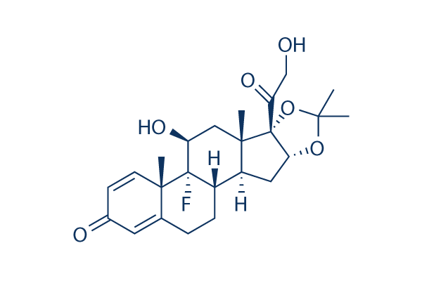 Triamcinolone Acetonide化学構造