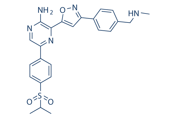 Berzosertib (VE-822)化学構造