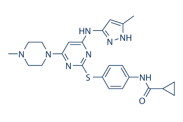 Tozasertib (VX-680)化学構造