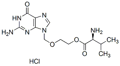 Valaciclovir HCl化学構造