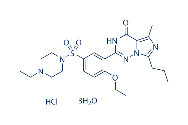 Vardenafil HCl Trihydrate化学構造