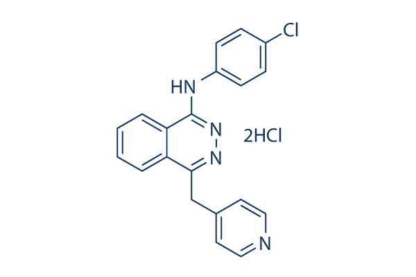 Vatalanib (PTK787) 2HCl化学構造