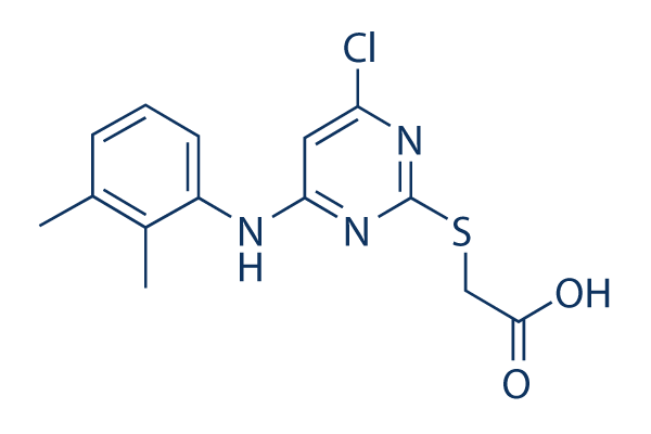 WY-14643 (Pirinixic Acid)化学構造