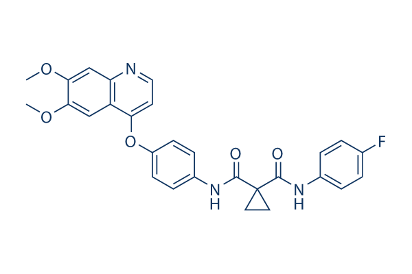 Cabozantinib (XL184)化学構造