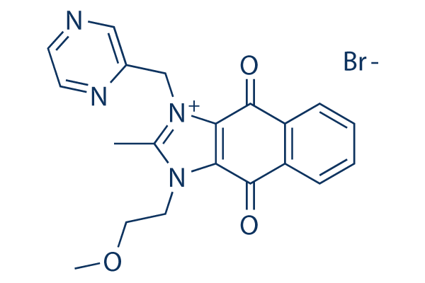Sepantronium Bromide (YM155)化学構造