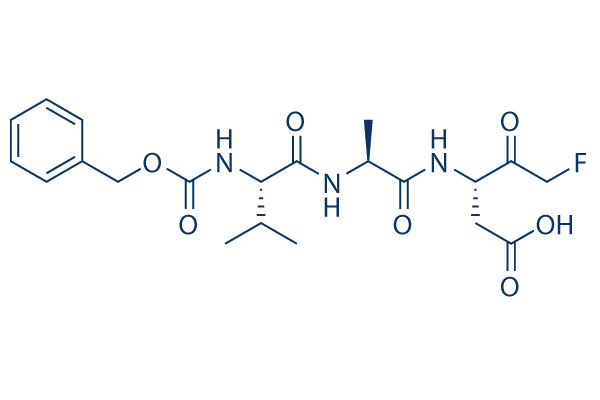 Z-VAD(OH)-FMK (Caspase Inhibitor VI)化学構造