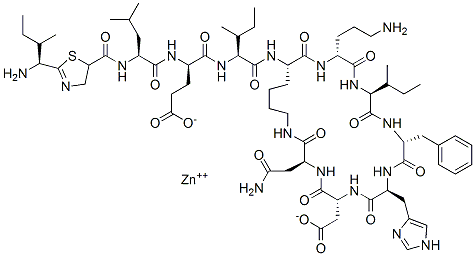 Bacitracin Zinc化学構造