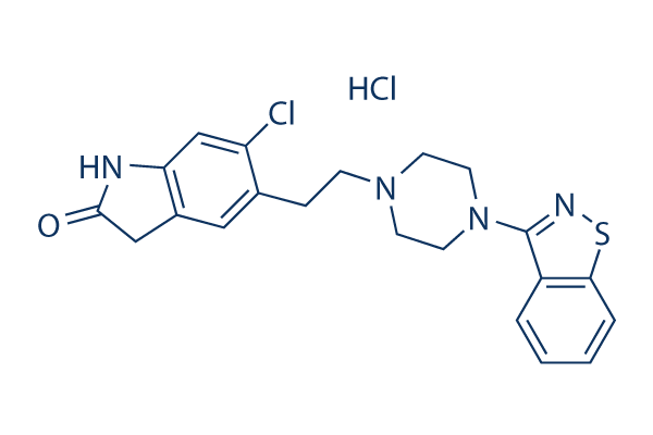 Ziprasidone HCl化学構造