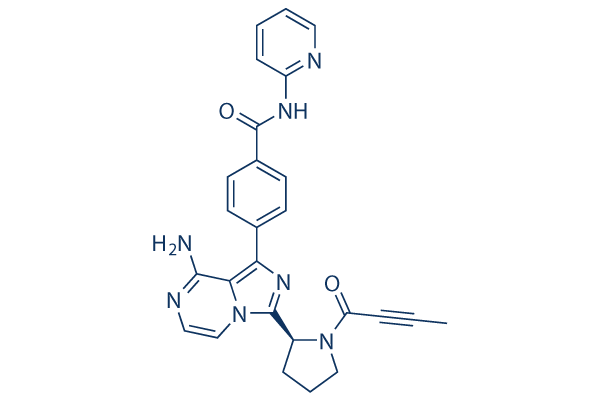 Acalabrutinib (ACP-196)化学構造