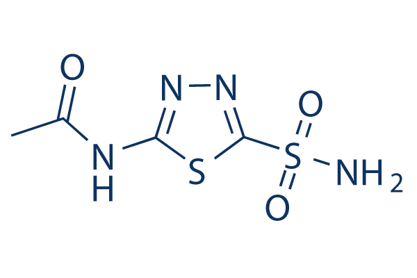 Acetazolamide化学構造