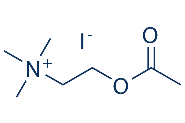Acetylcholine iodide化学構造