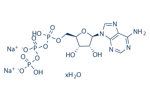 Adenosine disodium triphosphate hydrate化学構造