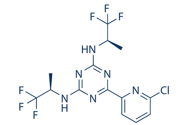 Vorasidenib (AG-881)化学構造