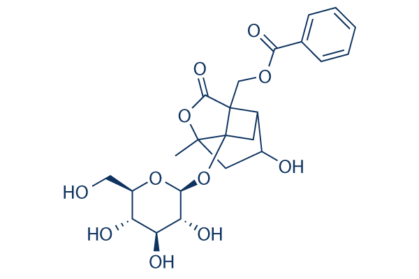 Albiflorin化学構造