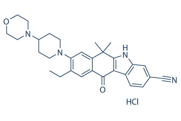 Alectinib (CH5424802) hydrochloride化学構造
