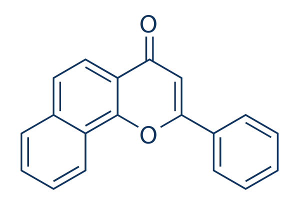 alpha-Naphthoflavone化学構造