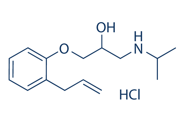 Alprenolol hydrochloride化学構造