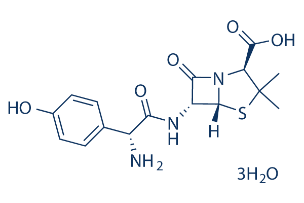 Amoxicillin trihydrate化学構造
