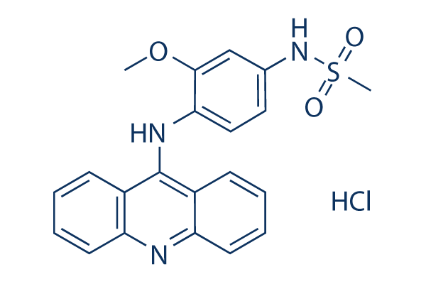 Amsacrine hydrochloride化学構造
