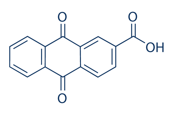 Anthraquinone-2-carboxylic Acid化学構造