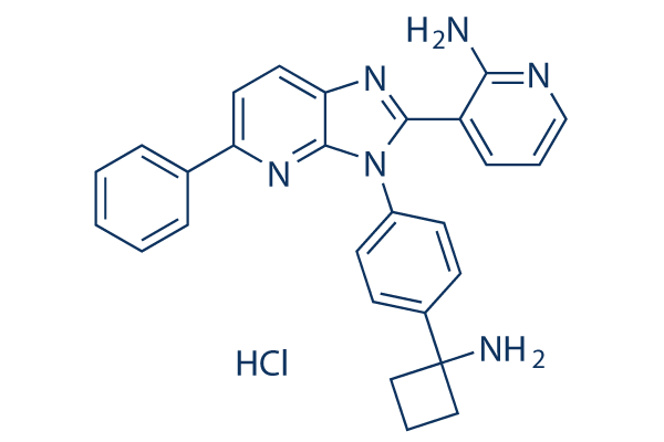 Miransertib (ARQ 092) HCl化学構造