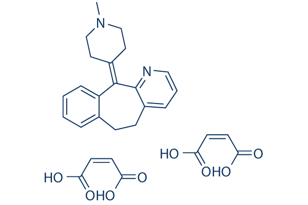 Azatadine dimaleate化学構造