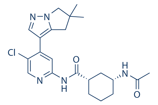 AZD4573化学構造