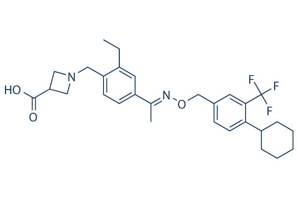 Siponimod (BAF312)化学構造