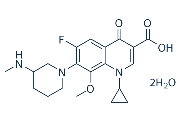 Balofloxacin Dihydrate化学構造