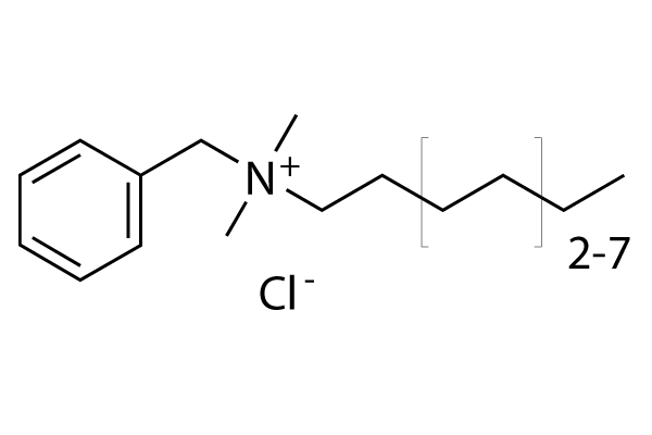 Benzalkonium chloride化学構造