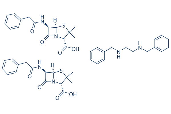 Benzathine penicilline化学構造