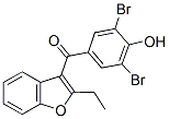 Benzbromarone化学構造