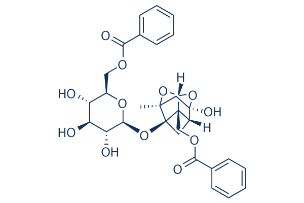 Benzoylpaeoniflorin化学構造
