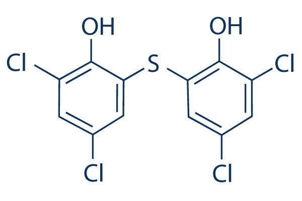 Bithionol化学構造
