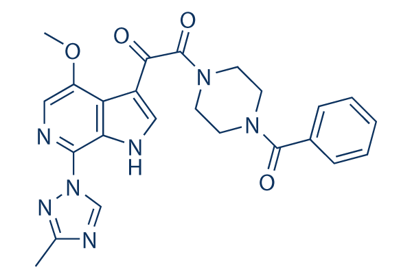 Temsavir (BMS-626529)化学構造