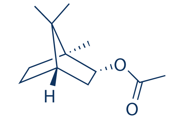 Bornyl acetate化学構造