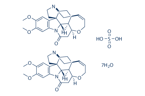 Brucine sulfate heptahydrate化学構造