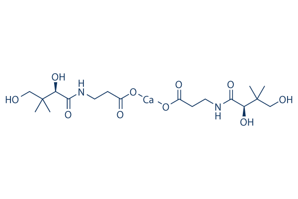 Calcium D-Panthotenate化学構造