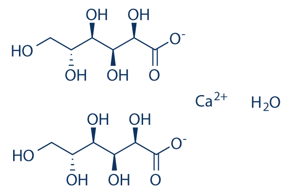 Calcium gluconate monohydrate化学構造