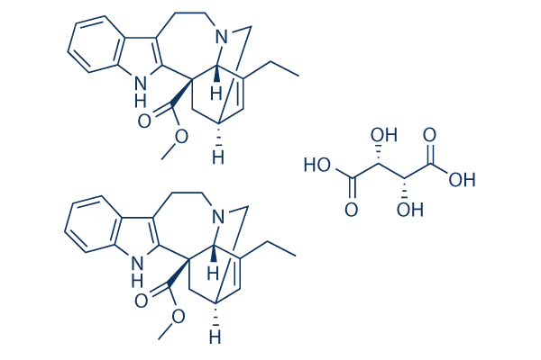 Catharanthine hemitartrate化学構造