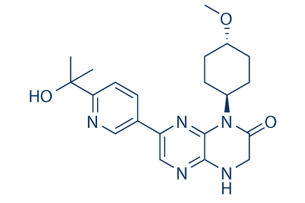 Onatasertib (CC 223)化学構造