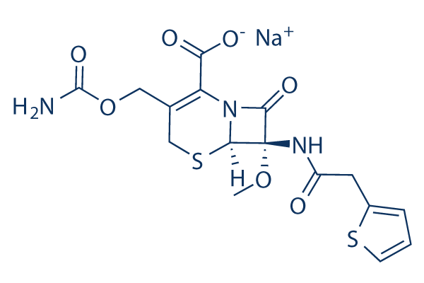 Cefoxitin sodium化学構造