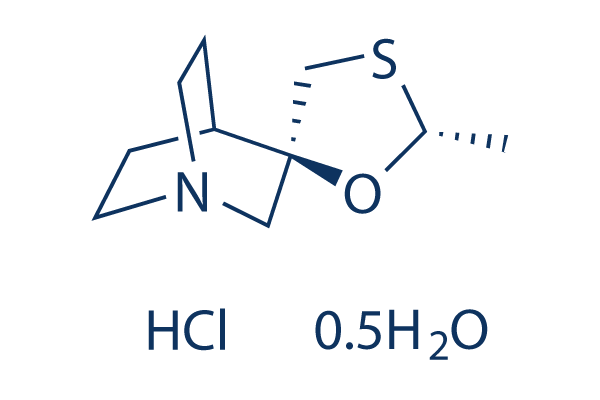 Cevimeline HCl hemihydrate化学構造