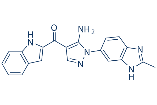Zoligratinib (Debio-1347)化学構造