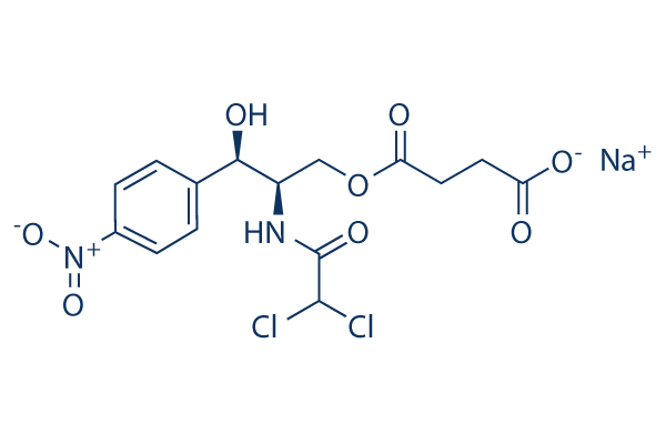 Chloramphenicol sodium succinate化学構造