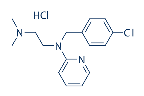 Chloropyramine hydrochloride化学構造