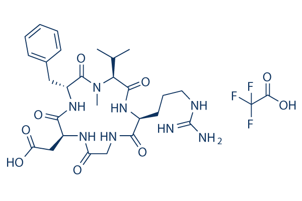 Cilengitide trifluoroacetate化学構造
