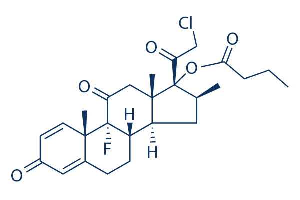Clobetasone butyrate化学構造